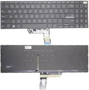 New US Black English Backlit Laptop Keyboard (Without palmrest) for Asus Vivobook 15 Pro M3500 M3500Q M3500QA M3500QC Light Backlight New US Black English Backlit Laptop Keyboard (Without palmrest) for Asus Vivobook 15 Pro M3500 M3500Q M3500QA M3500QC Light Backlight