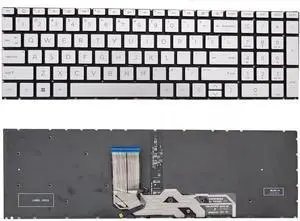 New US Silver English Backlit Laptop Keyboard (Without palmrest) for HP Envy 17-CW 17-CW1023CL 17-CW1097NR 17-CW1087NR 17-CW0023DX 17-CW0097NR 17-CW1003CA 17-CW1000CA 17T-CW100 New US Silver English Backlit Laptop Keyboard (Without palmrest) for HP Envy 17-CW 17-CW1023CL 17-CW1097NR 17-CW1087NR 17-CW0023DX 17-CW0097NR 17-CW1003CA 17-CW1000CA 17T-CW100