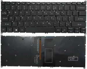New US Black English Backlit Laptop Keyboard (Without palmrest) Replacement for Acer Swift X SFX14-41G N20C12 SFX14-41G-R4ES / Swift 3 SF314-43 Light Backlight New US Black English Backlit Laptop Keyboard (Without palmrest) Replacement for Acer Swift X SFX14-41G N20C12 SFX14-41G-R4ES / Swift 3 SF314-43 Light Backlight