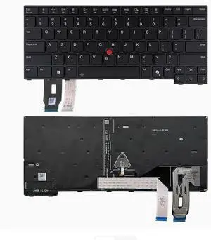 New US Black English Backlit Keyboard Replacement for Lenovo Thinkpad L14 Gen 5 Type 21L1 21L2 21L5 21L6, P14s Gen 5 Type 21G1 21G2 21ME 21MF, T14 Gen 5 Type 21MC 21MD 21ML 21MM Light Backlight New US Black English Backlit Keyboard Replacement for Lenovo Thinkpad L14 Gen 5 Type 21L1 21L2 21L5 21L6, P14s Gen 5 Type 21G1 21G2 21ME 21MF, T14 Gen 5 Type 21MC 21MD 21ML 21MM Light Backlight