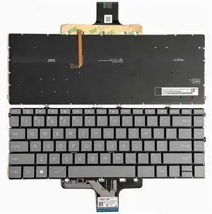 New US Gray English Backlit Keyboard (Without palmrest) for HP 14-EM 14-EM0XXX 14-EM0010NR 14-EM0033NR 14-EM0257NR 14-EM0157NR 14-EM0057NR 14-EM0000CA 14-EM0010CA 14-EM0020CA New US Gray English Backlit Keyboard (Without palmrest) for HP 14-EM 14-EM0XXX 14-EM0010NR 14-EM0033NR 14-EM0257NR 14-EM0157NR 14-EM0057NR 14-EM0000CA 14-EM0010CA 14-EM0020CA