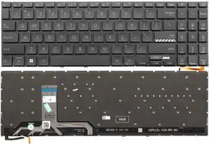 New US Black English Backlit Laptop Keyboard (Without palmrest) Replacement for ASUS M1505 M1505Y M1505YA X1605 X1605P X1605PA X1605Z X1605V X1605VA Light Backlight New US Black English Backlit Laptop Keyboard (Without palmrest) Replacement for ASUS M1505 M1505Y M1505YA X1605 X1605P X1605PA X1605Z X1605V X1605VA Light Backlight