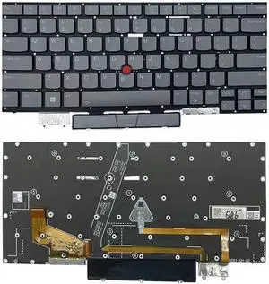 New US Black English Backlit Keyboard (Without palmrest) for Lenovo ThinkPad X1 Carbon 11th Gen (21HM, 21HN) New US Black English Backlit Keyboard (Without palmrest) for Lenovo ThinkPad X1 Carbon 11th Gen (21HM, 21HN)