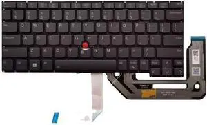 New US Black English Backlit Laptop Keyboard (Without palmrest) for Lenovo ThinkPad X13 Gen 4 (21EX, 21EY 21J3, 21J4) X13 Yoga Gen 4 (21F2, 21F3) New US Black English Backlit Laptop Keyboard (Without palmrest) for Lenovo ThinkPad X13 Gen 4 (21EX, 21EY 21J3, 21J4) X13 Yoga Gen 4 (21F2, 21F3)