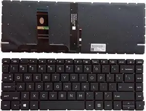New US Black English Backlit Laptop Keyboard (Without palmrest) for HP Probook 640 G8 640 G9 645 G8 645 G9 Light Backlight New US Black English Backlit Laptop Keyboard (Without palmrest) for HP Probook 640 G8 640 G9 645 G8 645 G9 Light Backlight