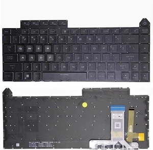 New US Black English Backlit Laptop Keyboard (Without palmrest) for ASUS ROG Strix Scar 16 G614 G614JI G614JV G614JZ G614JI-N4175X G614JI-N4174X G614JV-N4172X G614JV-N4173X Light Backlight New US Black English Backlit Laptop Keyboard (Without palmrest) for ASUS ROG Strix Scar 16 G614 G614JI G614JV G614JZ G614JI-N4175X G614JI-N4174X G614JV-N4172X G614JV-N4173X Light Backlight