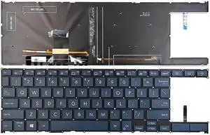 New US Black English Backlit Laptop Keyboard (Without palmrest) for ASUS ZenBook UX482 UX482E UX482EA UX482EAR UX482EG UX482EGR Light Backlight New US Black English Backlit Laptop Keyboard (Without palmrest) for ASUS ZenBook UX482 UX482E UX482EA UX482EAR UX482EG UX482EGR Light Backlight
