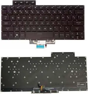 New US Black English Backlit Laptop Keyboard (Without palmrest) for Asus ROG Zephyrus G14 GA402 GA402XY GA402XZ GA402XV GA402RJ GA402RK GA402R Light Backlight New US Black English Backlit Laptop Keyboard (Without palmrest) for Asus ROG Zephyrus G14 GA402 GA402XY GA402XZ GA402XV GA402RJ GA402RK GA402R Light Backlight