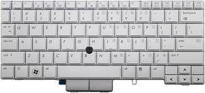 Laptop replacement keyboard (with mouse point) for HP PN: 649756-001 MP-09B63US64421 90.4KM07.C01 , US layout Silver color