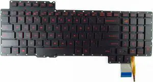 New US Black Backlit Keyboard (without frame) For Asus ROG V153062AS1-US 0KN0-SI1US11 0KNB0-E610US00 Light Backlight