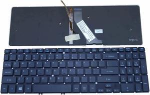 New US Black Backlit Keyboard (without frame) For acer p/N: 9Z.N8QBQ.L1D NSK-R3LBQ 1D AEZRPR01010 ZRP NK.I1717.072 Light Backlight
