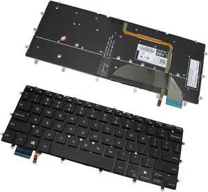 New US Layout Laptop backlit Keyboard (without frame) For Dell Inspiron P57G P57G001 P41F P41F001 P41G P41G002 Light Backlight Black