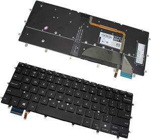 New Laptop backlit keyboard (without frame) for Dell Inspiron 13 7347 13 7348 7352 7353 7359 15 7547 15 7548 XPS 13 9343 9350 0DKDXH DKDXH NSK-LS0BW 01 US layout black color