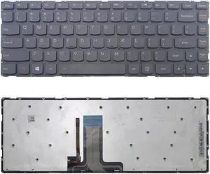 New Backlit Keyboard (without frame) For Lenovo S41-35 S41-70 S41-75 U41-70, US Layout Black Color Light Backlight