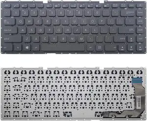 New Laptop Keyboard (without Frame) for ASUS X441 X441S X441SA X441SC X441U X441UA A441 A441U A441UV A441UA A441S A441SC A441SA , US layout black color