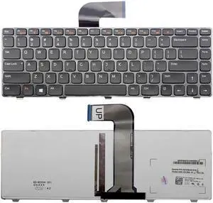New US Layout Laptop backlit Keyboard For Dell Inspiron 15 N5040 N5050 3520 15R 5520 SE 7520 M411R M421R M5040 M521R Latitude 3330 Light Backlight Black Notebook US