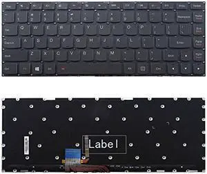 New Laptop backlit Keyboard (without Frame) for Lenovo IdeaPad yoga 700-14ISK, US layout black color