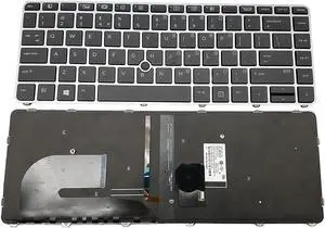 New For HP 819877-B31 836308-B31 821177-B31 NSK-CY4BV 1D US UI Backlit keyboard