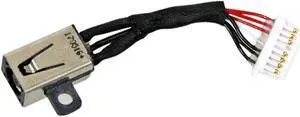 DC POWER JACK HARNESS FOR Dell Inspiron 11 3000 Series 3148 JDX1R 13-7347 13-7348 13-7352 13-7359 P57G 13-7000