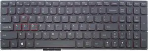 Original New Laptop Backlit Keyboard for Lenovo Ideapad PN: SN20H54485 PK130ZF1A00 9Z.N8RBN.L01 T6Y1B-US NSK-BFLBN 01, US Layout Black Color