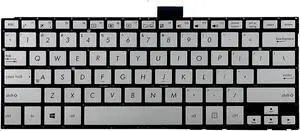 New Laptop Silver Keyboard for Asus P/N: PK1316W410S 0KNB0-3122US00 9Z.N8JPC.D01 NSK-UQD01, US Layout NO Frame