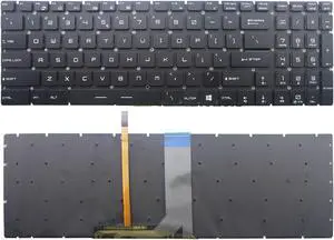 NEW for MSI GS60 GS70 GE62 GL62 GP60 Steel Series Keyboard Colorful Backlit US