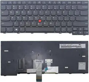 New Laptop keyboard for Lenovo IBM ThinkPad Edge E470 E475 US layout Black color
