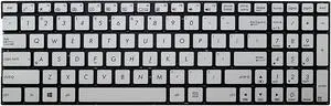 New for Asus Q552 Q552U Q552UB Q553 Q553U Q553UB US Silver Keyboard
