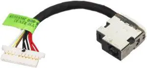 New AC DC Power Jack Plug Socket Cable Harness for HP Omen 17-w163dx 17-w223dx 17-w252nr 17-w253dx 17-w273nr 17-w000nd 17-w010nd 17-w041nd 17-w110nd 17-w270nd