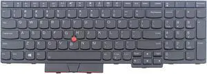 New US Black English Laptop Keyboard (Non-Backlit) For Lenovo IBM ThinkPad P52S T580 20L9 20LA