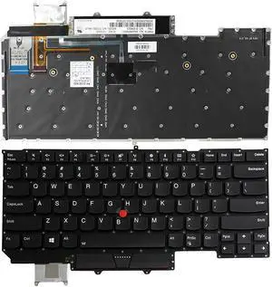 New US Black English Backlit Laptop Keyboard (without frame) For IBM Lenovo Thinkpad X1 Carbon 5th Gen5 2017 01ER623 SN20M08031 Light Backlight