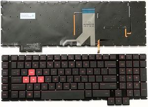New US Backlit English Laptop Keyboard (without frame) For HP Omen 17-an100 17-AN110CA 17-AN110NR 17-AN120NR 17-AN130CA 17-AN188NR 17T-AN100 Light Backlight