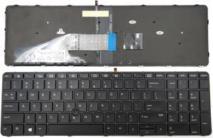 New US Layout Laptop backlit Keyboard (With Frame) For HP ProBook 650 G3 655 G3 Light Backlight Black Notebook US