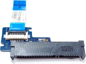 New HDD SATA Hard Drive Connector Adapter with Cable for HP 15-AC110NR 15-AC114NR 15-AC116CA 15-AC118CA 15-AC121NR 15-AC124DS 15-AC125DS 15-AC126DS 15-AC127DS 15-AC128CA 15-AC128DS 15-AC129DS