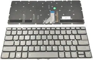 New US Gray Backlit English Laptop Keyboard (without frame) For Lenovo YOGA 720-13 720-13ISK 720-13IKB 720-13IKBR P/N: 102-16N7LHB01 Light Backlight