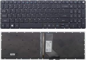 New US Black Backlit English Laptop Keyboard (without frame) For Acer Aspire V3-575 V3-575G V3-575T V3-575TG E5-553 V3-574 V3-574G V3-574TG Light Backlight