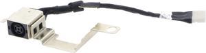 New AC DC Jack Power Charging Port Connector Socket Cable Harness compatible Dell Latitude 13 (3380) P/N: WD9P3, 0WD9P3 450.0AW08.0001