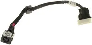New AC DC Jack Power Charging Port Connector Socket Cable Harness compatible Dell Precision 17 (7710) P/N: MJ0HM, 0MJ0HM DC30100VH00