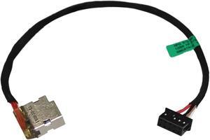New AC DC Jack Power Plug in Charging Port Connector Socket with Wire Cable Harness Compatible HP ENVY 15-Q 15-Q178CA 15T-Q100 15-Q258CA 15-Q667NR 15-Q420NR 15-Q487NR 15-q459nr 15-Q473CL 15-Q493CL