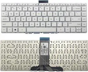 US White English Laptop Keyboard (without palmrest) for HP Stream 14-CB 14-CB010DS 14-CB010NR 14-CB011DS 14-CB011WM 14-CB012DS 14-CB012DX 14-CB012WM 14-CB013DS 14-CB013DS 14-CB013WM 14-CB030NR