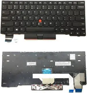 New US black English Laptop Keyboard (Non-Backlit) for Lenovo IBM Thinkpad E480 L480 L380 T480s 01YP320 01YP240 SN20P32754