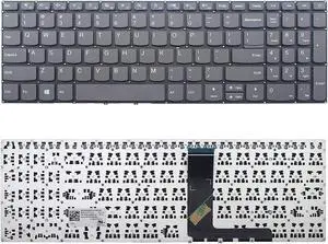 US Black English Laptop Keyboard (Without Frame) for Lenovo Ideapad V330-15ikb V330-15ISK