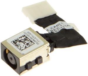 AC DC Jack Power Plug in Charging Port Connector Socket with Wire Cable Harness for Dell Latitude 5580 5590 5591 Precision 15 (3520) 3530 P/N:98C6H, 098C6H DC30100ZB00