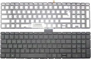 New US Green font Backlit English Laptop Keyboard (without frame) for HP Pavilion 15-AK 15-ak000 15-ak100 15-AK010NR 15-AK020NR 15-AK030NR 15-AK099NR 15T-AK000 15-AK095NR Light Backlight