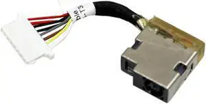AC DC Jack Power Plug in Charging Port Connector Socket with Wire Cable Harness for HP Probook 430 g5 440 G5 924444-F30 924444-T30 924444-S30 924444-Y30