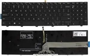 New US English Black Backlit English Laptop Keyboard for Dell Inspiron 15-3567 3567 15-3573 3573 Light Backlight