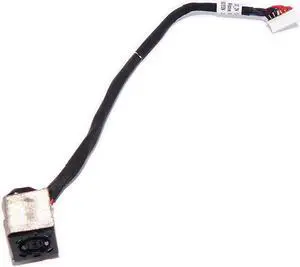 New AC DC Jack Power Plug in Charging Port Connector Socket with Wire Cable Harness for Dell Inspion 14R N4050 M4040 3420 50.4IU05.012 50.4IU05.002 JHY7X