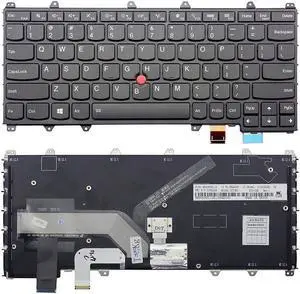 New US Black Backlit English Laptop Keyboard for IBM Lenovo Yoga 370 (type 20JH,20JJ,20JK,20JL) 01AV675 01EN386 Light Backlight