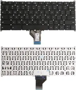 New US Black English Laptop Keyboard (without palmrest) for Acer Chromebook C730 C730E C740 C4PE C3P1 C8F6 9Z.NB0SQ.001 NSK-RA0SQ 01 AEZHNU00010 ZHN NK.I1117.026