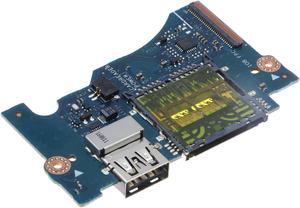 NEW Power Button USB Card Reader Board For Dell XPS 13 9343 9350 9360 LS-C881P